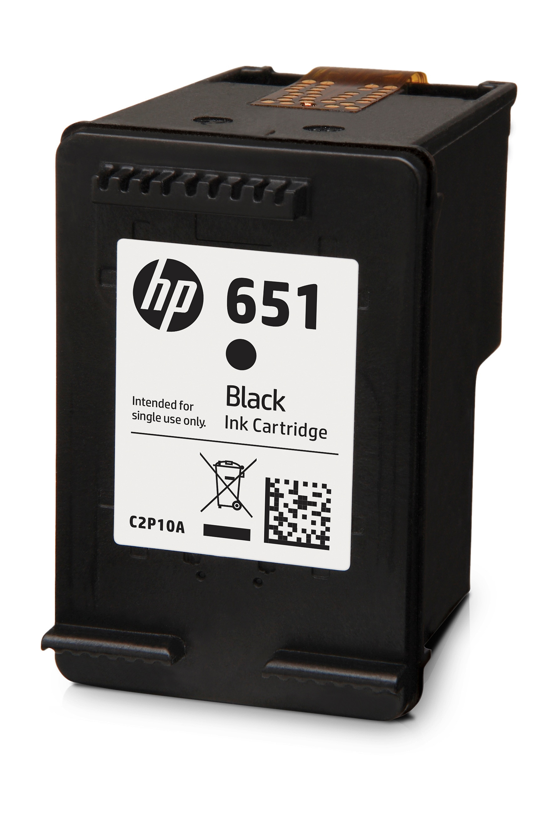 Image of HP C2P10AE/651 Printhead cartridge black, 600 pages for HP DeskJet...