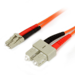 StarTech.com Fiber Optic Cable - Multimode Duplex 62.5/125 - LSZH - LC/SC - 1 m