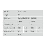 Digitus Fiber Optic Multimode Patch Cord, OM 3, LC / ST