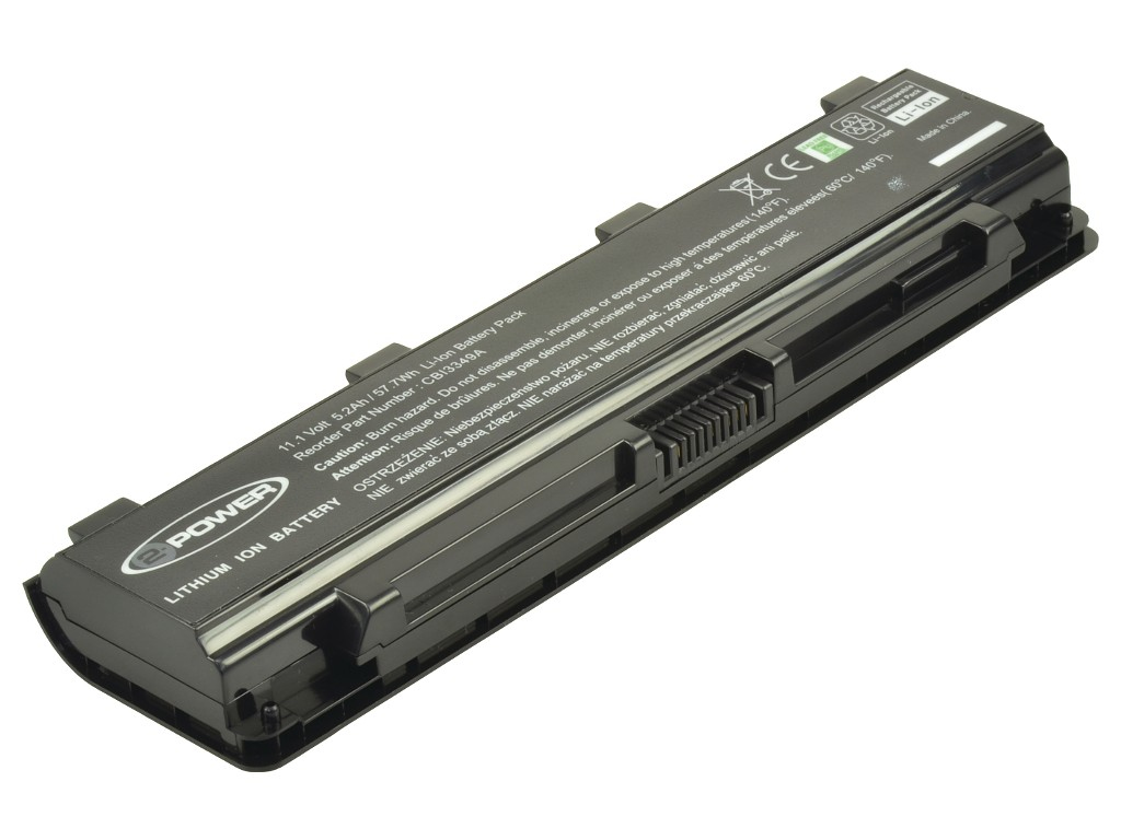 Image of 2-Power 10.8v, 6 cell, 56Wh Laptop Battery - replaces P000579610