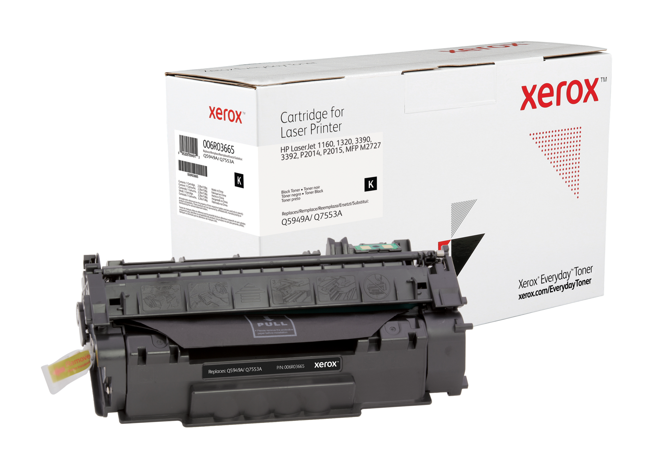 Image of Xerox 006R03665 Toner cartridge black, 3K pages (replaces HP...
