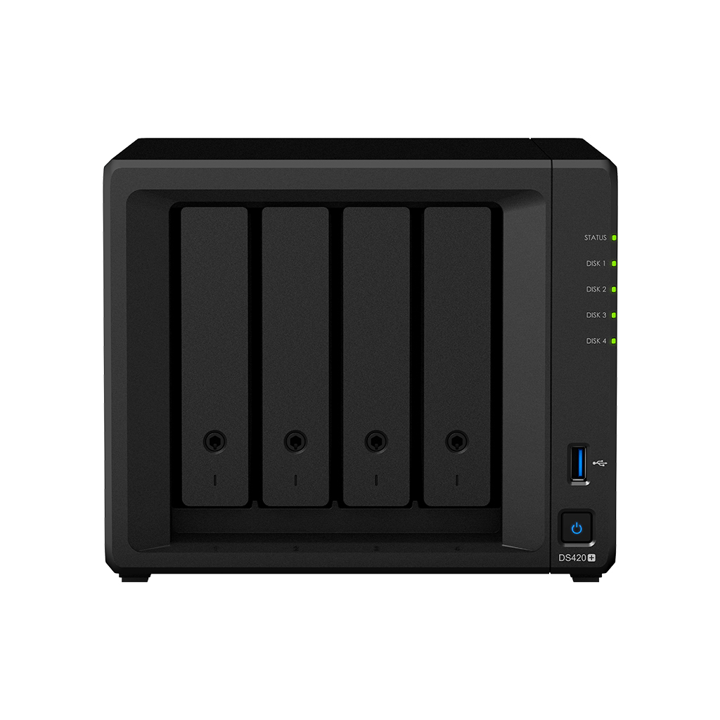 Image of Synology DiskStation DS420+ NAS Compact Ethernet LAN Black J4025