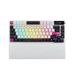 ASUS ROG AZOTH X STORM SWITCH. ROG NX V2 Mechanical Switches, Dye-sublimated, Semi-translucent keycaps, Metal top cover, gasket mount