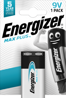 Energizer Max Plus Alkaline 9V Battery
