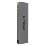 NETGEAR GS408EPP Managed L2 Gigabit Ethernet (10/100/1000) Power over Ethernet (PoE) Black, Grey