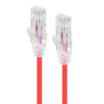 ALOGIC 1.5m Red Series Alpha Ultra Slim Cat6 Network Cable, UTP, 28AWG
