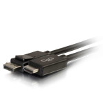 C2G 54324 video cable adapter 181.1" (4.6 m) DisplayPort HDMI Black