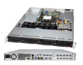 CSE-815TQC4-605WB2 SUPERMICRO Server Geh 1U/1x600W/4x3.5
