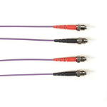 Black Box 10m ST-ST fibre optic cable OM1 Violet