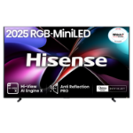 Hisense 116" UXQTUK Tri-Chroma RGB MiniLED Smart AI TV with Freely