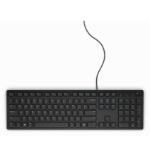 DELL Wired Keyboard - KB216 - Spanish (QWERTY) - Black
