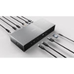 Kensington SD5000T5 EQ - Docking station - Thunderbolt 5 - 3 x Thunderbolt 5 - 1GbE, 2.5GbE