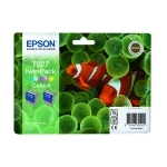 Epson C13T02740310/T027 Ink cartridge color twin pack, 2x220 pages 46ml Pack=2 for Epson Stylus Photo 810
