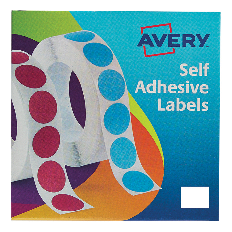 Avery Labels on Roll 25x19mmWht 24-421