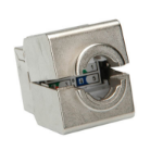 ROLINE Cat.6/Class E Keystone, RJ-45, afgeschermd, zilverkleurig