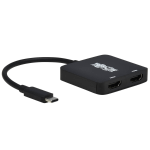 Tripp Lite U444-2H-MST4K6 video cable adapter 4.72" (0.12 m) USB Type-C 2 x HDMI Black