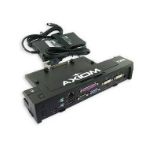 Axiom 331-6304-AX notebook dock/port replicator Black