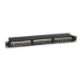 Equip 24-Port Cat.6 Shielded Patch Panel, Light Grey