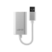 Lindy 42926 audio-omzetter Zilver, Wit