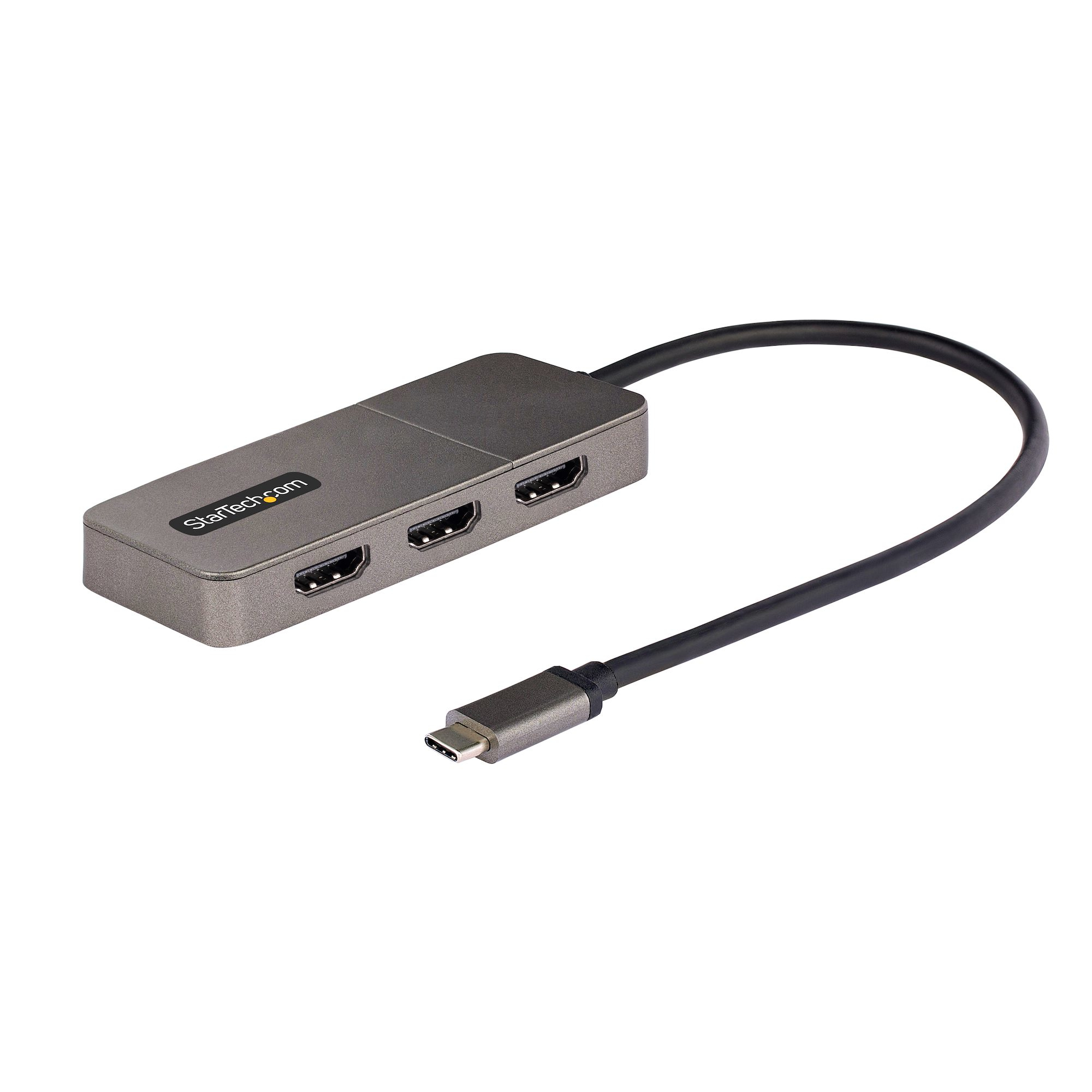 Image of StarTech.com 3-Port USB-C MST Hub - USB Type-C to 3x HDMI...