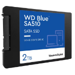 SANDISK Western Digital WD 2TB Blue SA510 SATA SSD 2.5'/7mm Cased Read 560MB/s Write 520MB/s WDS200T3B0A  5-year Limited Warranty