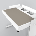 Heckler Design H922-4011 desk pad Linoleum Taupe