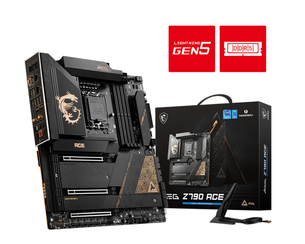 Image of MSI MEG Z790 ACE motherboard Intel Z790 LGA 1700 Extended ATX
