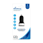 MediaRange MRMA103-02 mobile device charger Auto Black,Silver