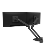 Ergotron MXV Series Desk Dual Monitor Arm 61 cm (24") Clamp Black