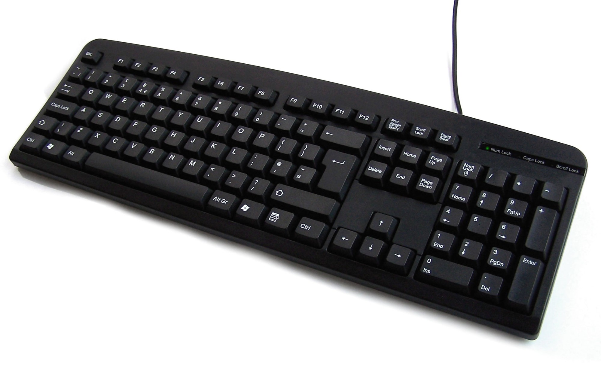 ps2 keyboard hp wired qwerty pc 5189