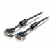 Equip 118973 DVI kabel 3 m DVI-D Zwart
