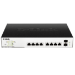D-Link DGS-1100-10MP switch di rete Gestito L2 Gigabit Ethernet (10/100/1000) Supporto Power over Ethernet (PoE) 1U Nero