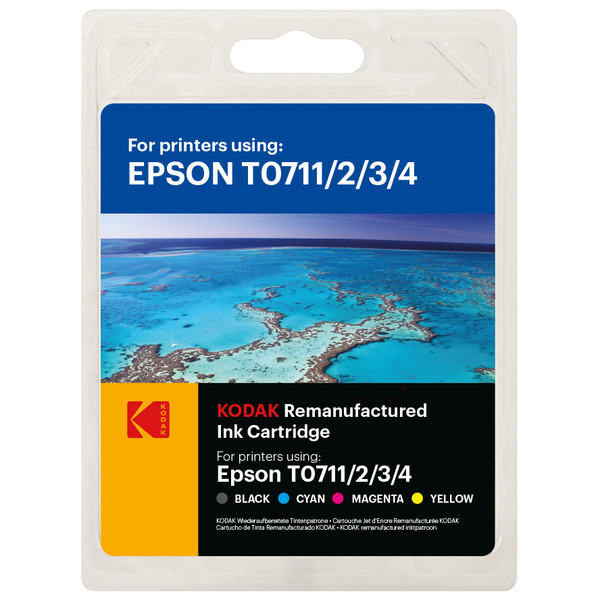 Image of Kodak 485E007121 Ink cartridge multi pack Bk,C,M,Y, 4x480 pages...