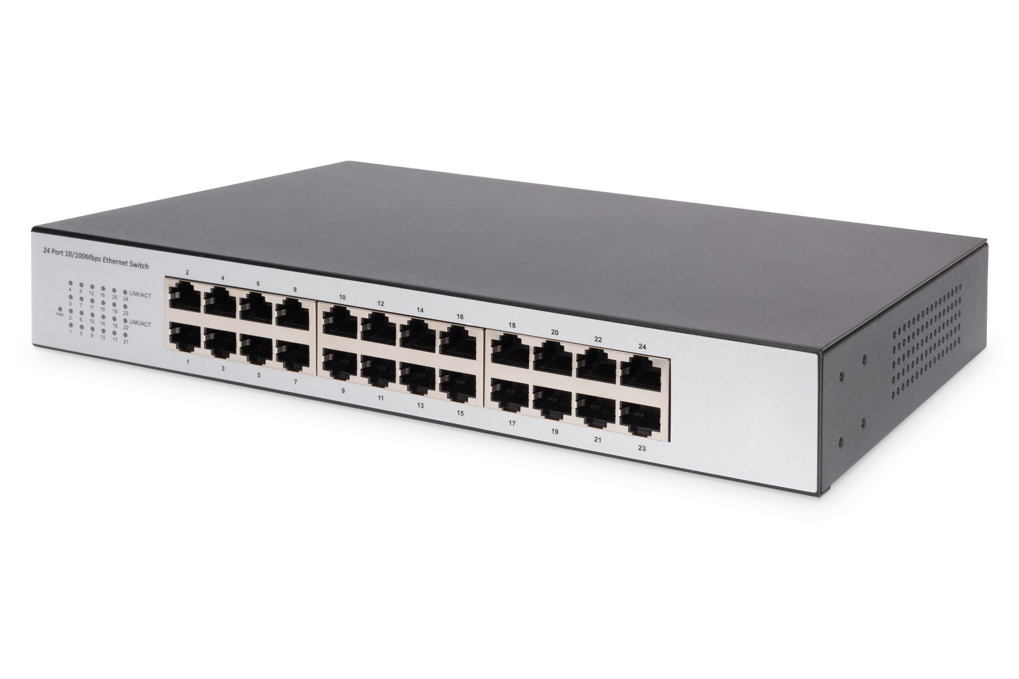 Image of Digitus 24 Port Fast Ethernet Switch, Unmanaged