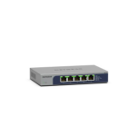 NETGEAR MS105-100EUS network switch Unmanaged 2.5G Ethernet (100/1000/2500) Power over Ethernet (PoE) 1U