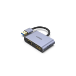 UNITEK V1304A video cable adapter 0.15 m USB Type-A HDMI + VGA (D-Sub) Grey