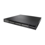 Cisco Catalyst 3650-48PD-L Network Switch, 48 Gigabit Ethernet (GbE) PoE+ Ports, two 10 G and two 1 G Uplinks, 640WAC Power Supply, 1 RU, Enhanced Limited Lifetime Warranty (WS-C3650-48PD-L)