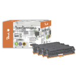 Peach 110849 tonercartridge 4 stuk(s) Zwart, Cyaan, Magenta, Wit