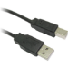 Cables Direct CDL-102 USB cable 2 m USB 2.0 USB A USB B Black