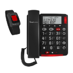 amplicomms BigTel 50 Alarm Plus Analoge telefoon Nummerherkenning Donkergrijs