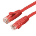 Microconnect UTP503R networking cable Red 3 m Cat5e U/UTP (UTP)