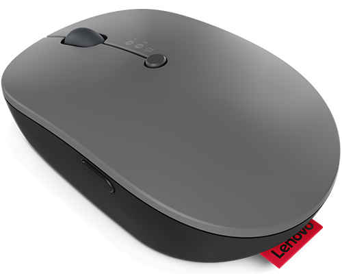 Image of Lenovo Go Multi-Device mouse Ambidextrous RF Wireless + Bluetooth...