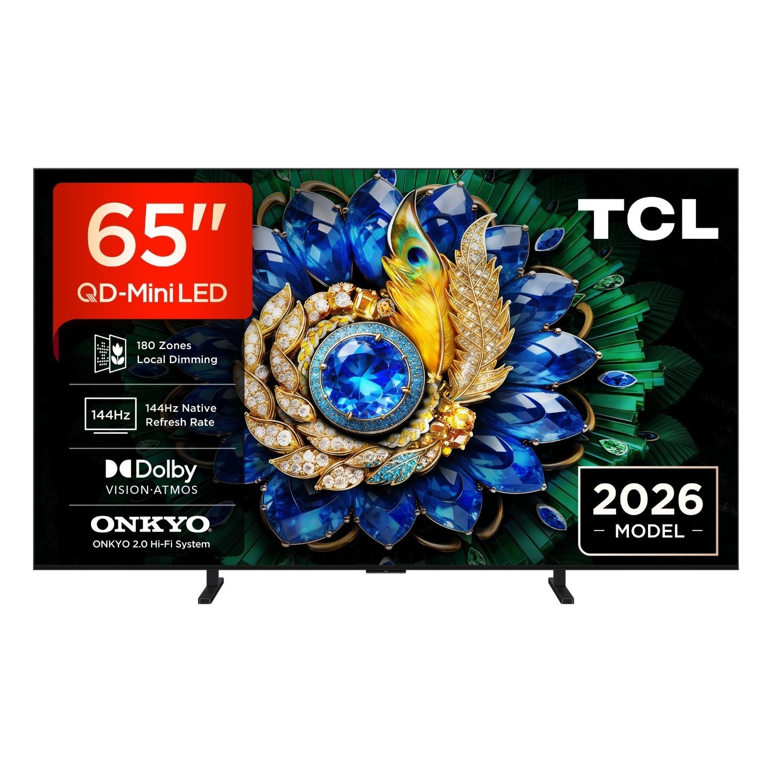 Tcl 65A400m-Uk 65 Inch 4K Qd-Mini Led Google Tv � 144Hz Gaming Dolby V