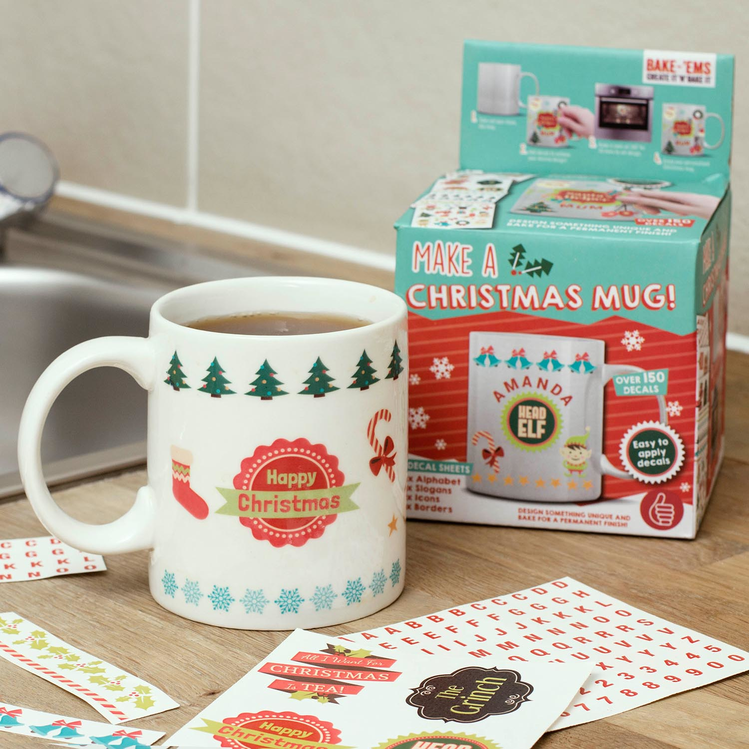 Image of THUMBS UP ! TasseMake a Christmas Mug inkl. Sticker
