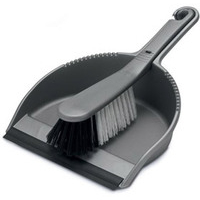 Image of ADDIS SOFT DUSTPAN/BRUSH SET MTLLIC