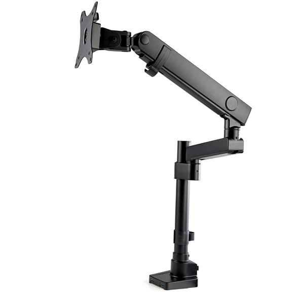 Image of StarTech.com Desk Mount Monitor Arm with 2x USB 3.0 ports - Pole...