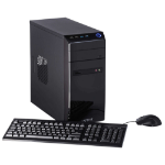 CAPTIVA Power Starter I81-132 Intel® Core™ i3 i3-12100 8 GB DDR4-SDRAM 250 GB SSD Windows 11 Home Midi Tower PC Black