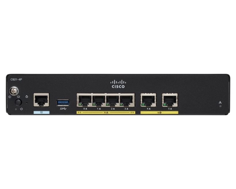Image of Cisco C927-4P wired router Gigabit Ethernet Black