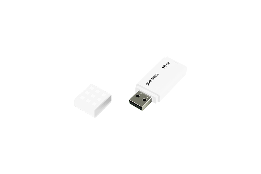 Goodram USB 2.0 UME2 USB-sticka 16 GB USB Type-A Vit, Gul