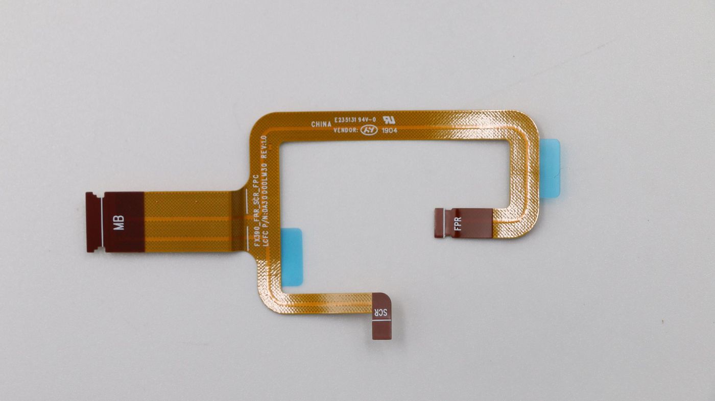 Lenovo Sideswipe-1 FRU FPR/SCR FPC (Hong Yuen) - Approx 1-3...